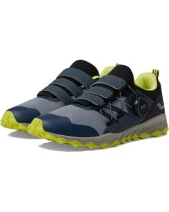 Saucony Kids Peregrine 12 Shield BOA (Little Kid/Big Kid) | Sneakers & Athletic Shoes